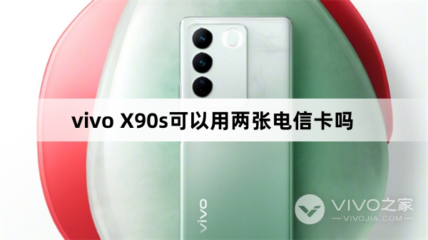 vivo X90s支持两张电信卡吗