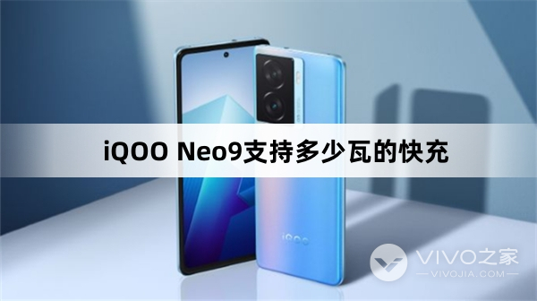 iQOO Neo9支持多少瓦的快充