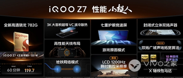 iQOO Z7堪称新一代卷王，千元机可以开120帧玩王者荣耀